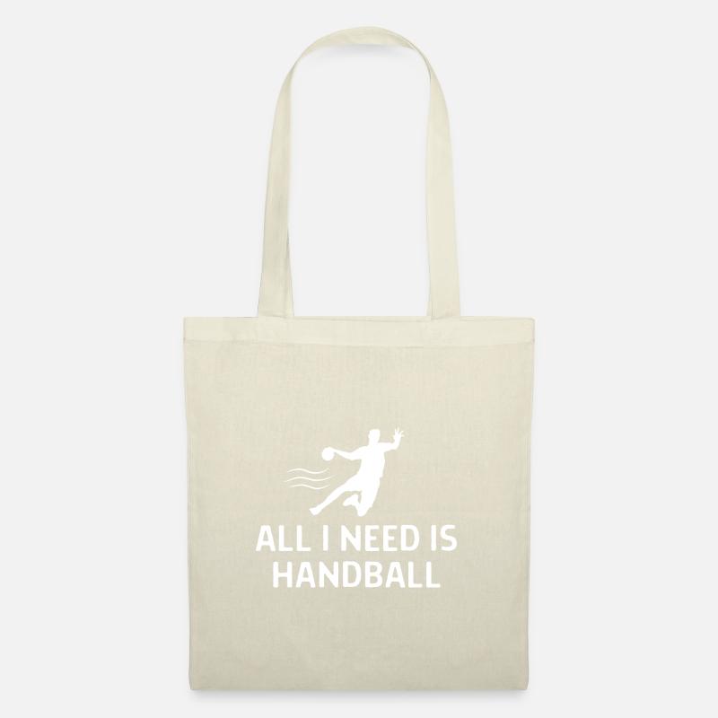 Handball Handballer Spruch Geschenk - Stoffbeutel - Natur