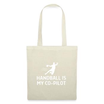 Un joueur de handball de handball dit cadeau - Sac en tissu - nature - Devant