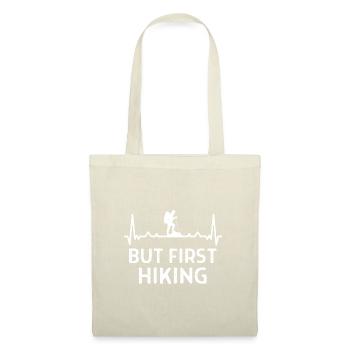 Klettern Kletterer Hiking Sprüche Geschenk - Stoffbeutel - Natur - Vorne
