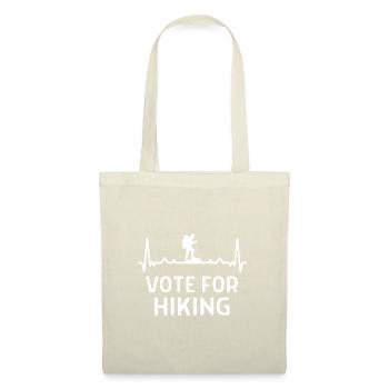 Klettern Kletterer Hiking Sprüche Geschenk - Stoffbeutel - Natur - Vorne