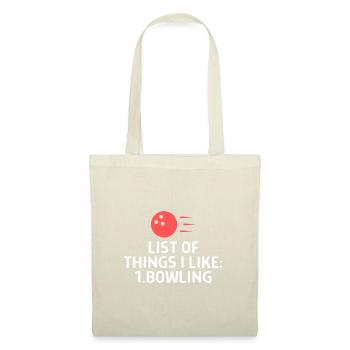 Bowling Sayings Bowling Bowler Skittles Gift - Tote Bag - nature - Front