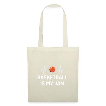 Basketball Spieler Basketballer Sprüche Geschenk - Stoffbeutel - Natur - Vorne