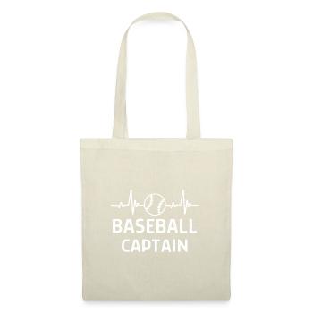 Baseball Spieler Baseball Sprüche Geschenk - Stoffbeutel - Natur - Vorne
