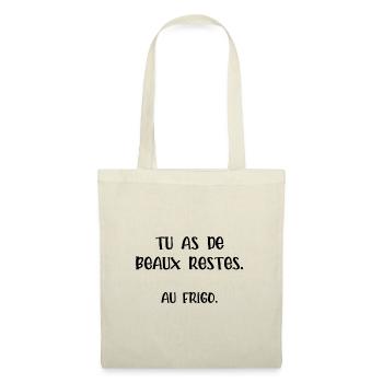 tu as de beaux restes - Sac en tissu - nature - Devant