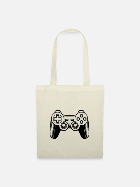 Controller Gaming Videospiele Gamepad - Stoffbeutel - Natur