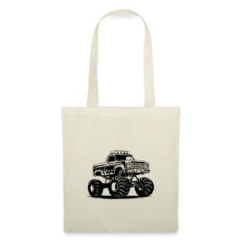 Monstertruck Monster Truck Liebhaber Fan - Stoffbeutel - Natur - Vorne