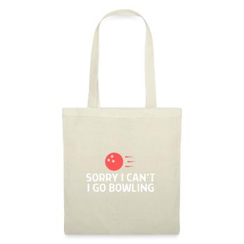 Bowling Dictons Bowling Bowler Skittles Cadeau - Sac en tissu - nature - Devant