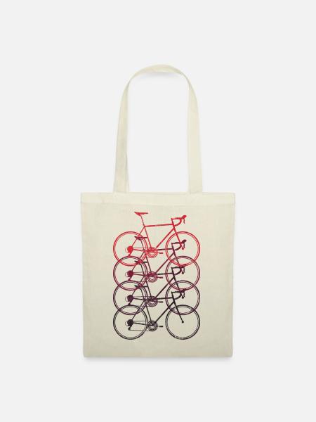Rennrad Fahrrad Rennradfahrer Radrennen Geschenk - Stoffbeutel - Natur