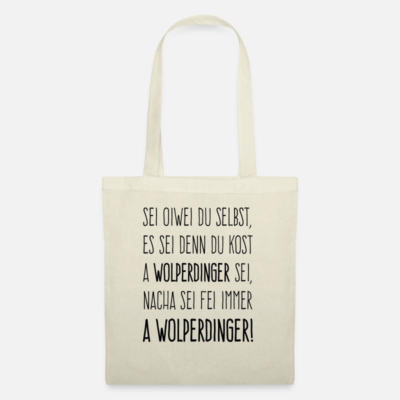 Sei ein Wolperdinger - Stoffbeutel - Natur