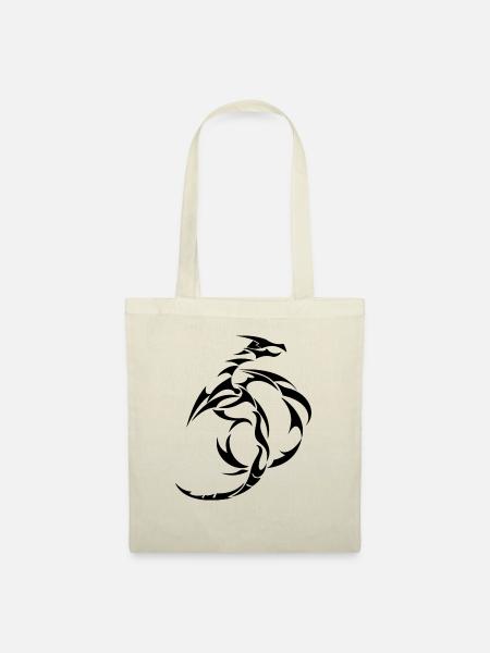 Stammesdrache - Stoffbeutel - Natur