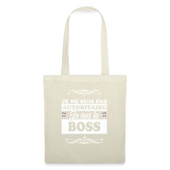 Je suis la boss de la maison 2 - Sac en tissu - nature - Devant