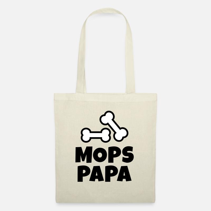 Pug dad bone - Tote Bag - nature