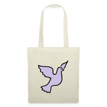 colombe - Sac en tissu - nature - Devant