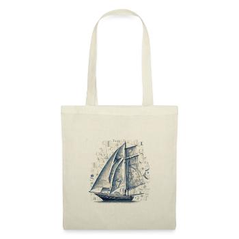 bateau - Sac en tissu - nature - Devant