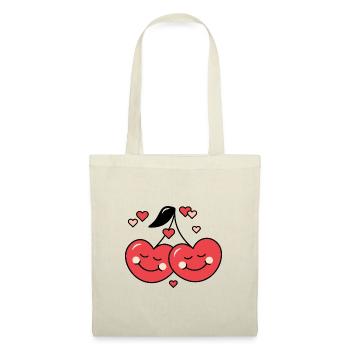 Cherry and Love - Tote Bag - nature - Front