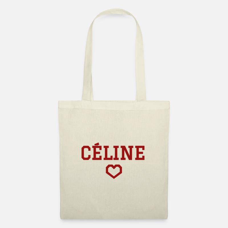 Celine Herz - Stoffbeutel - Natur
