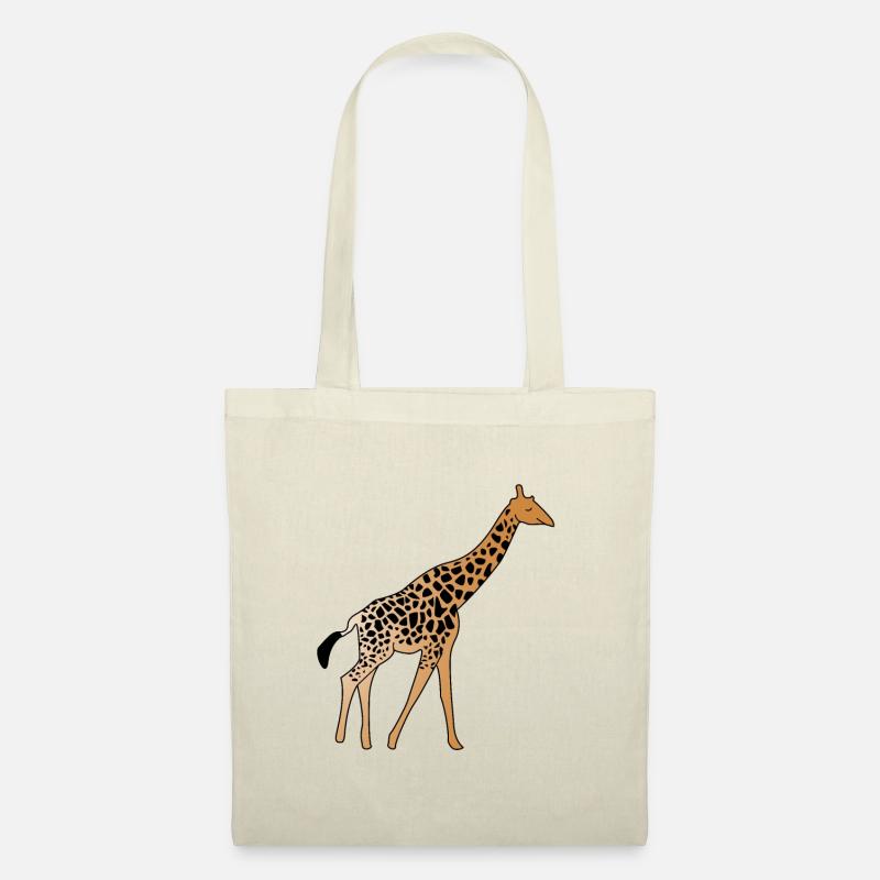 Giraffe - Stoffbeutel - Natur