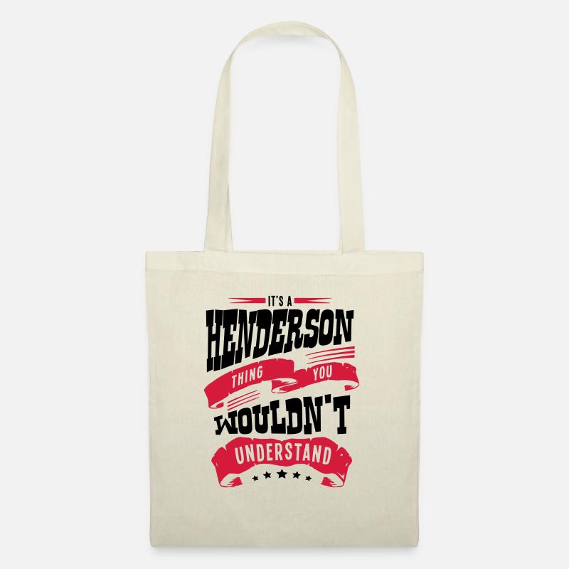 henderson name thing you wouldnt underst - Tote Bag - nature