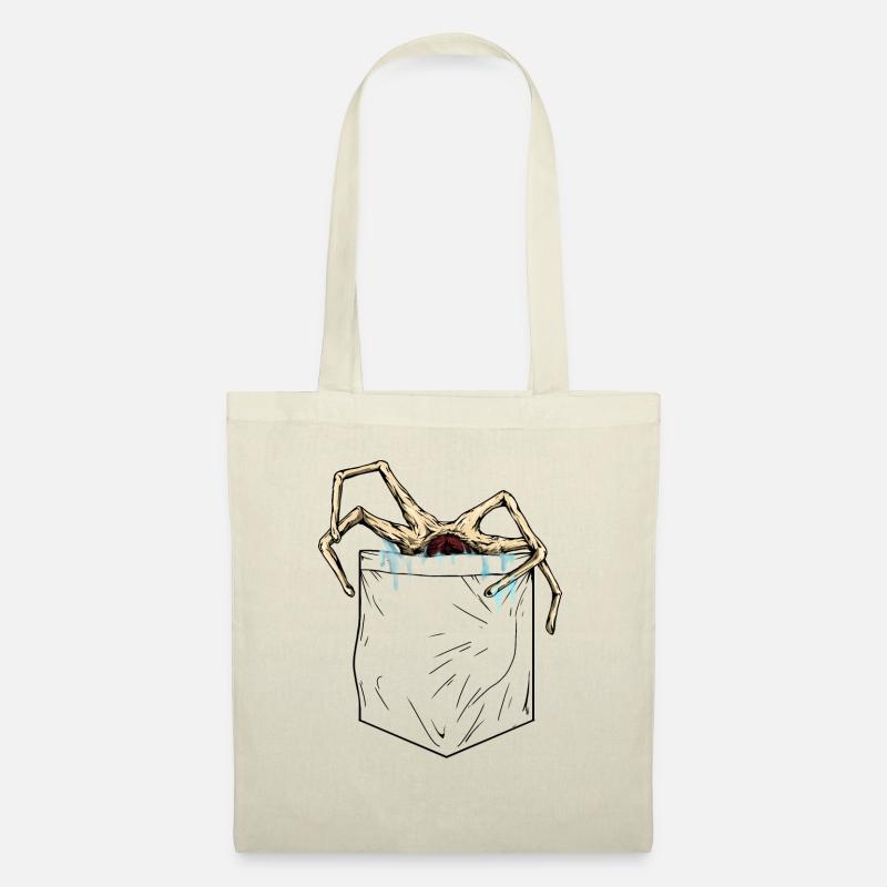 Facehugger/ Alien - Breast pocket - Stoffbeutel - Natur