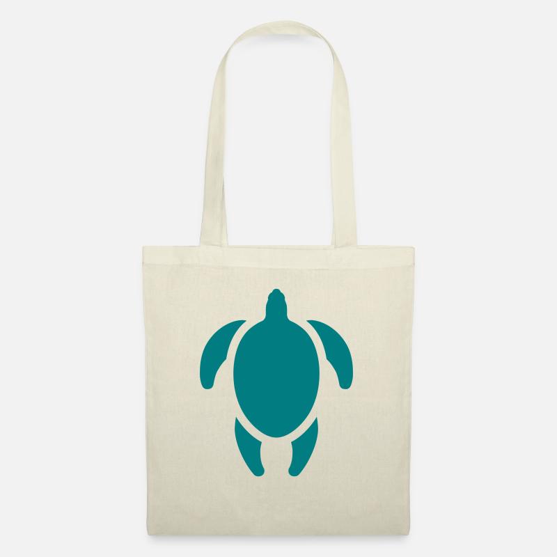 turtle logo - Stoffbeutel - Natur