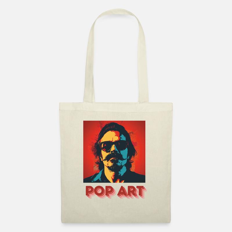 Pop Art - Stoffbeutel - Natur