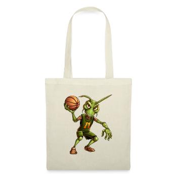 Sauterelle de basket-ball - Sac en tissu - nature - Devant