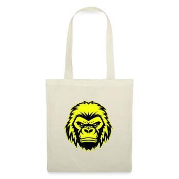 Icône de portrait de tête de gorille - Sac en tissu - nature - Devant