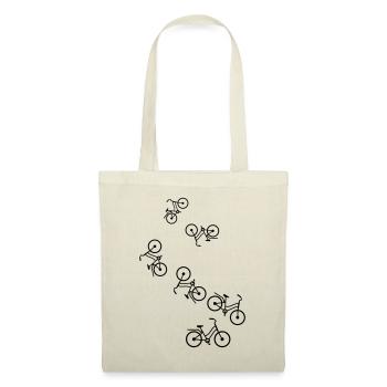 Fahrrad Icon - Stoffbeutel - Natur - Vorne