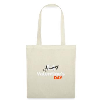 Happy 14th Valentines Day - Stoffbeutel - Natur - Vorne