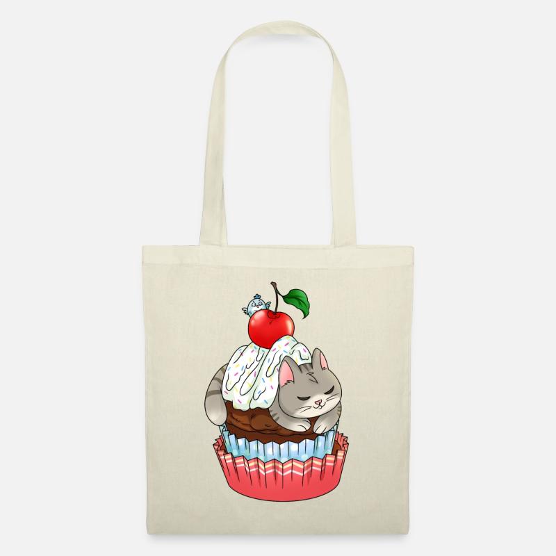 Muffincat - Stoffbeutel - Natur