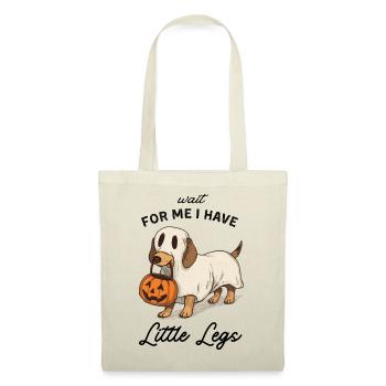 Dachshund Ghost Halloween Pumpkin - Tote Bag - nature - Front