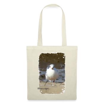 Foto Möwe an der Nordsee Wattvogel  - Stoffbeutel - Natur - Vorne