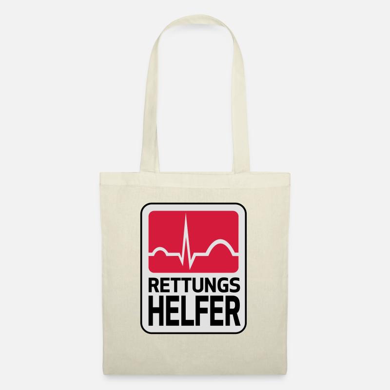 Rettungshelfer - Stoffbeutel - Natur
