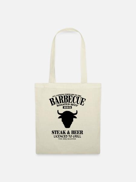 Grillen - Barbecue - Stoffbeutel - Natur