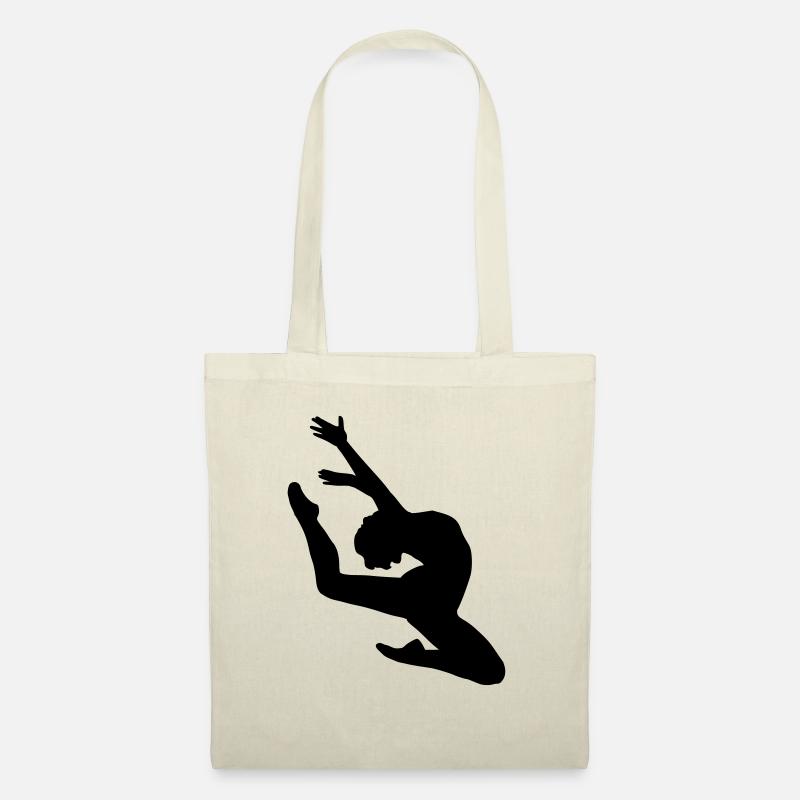 danseuse saut - Sac en tissu - nature