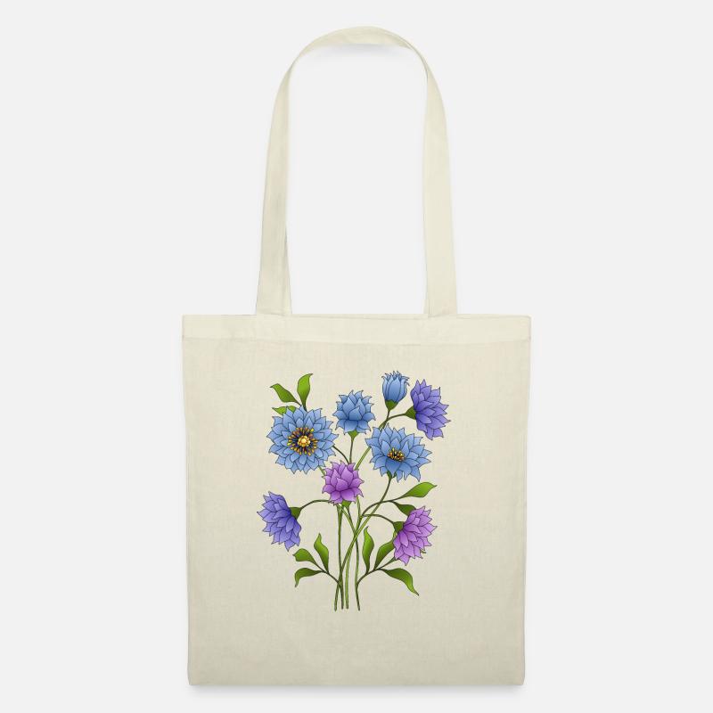Blumen - Stoffbeutel - Natur