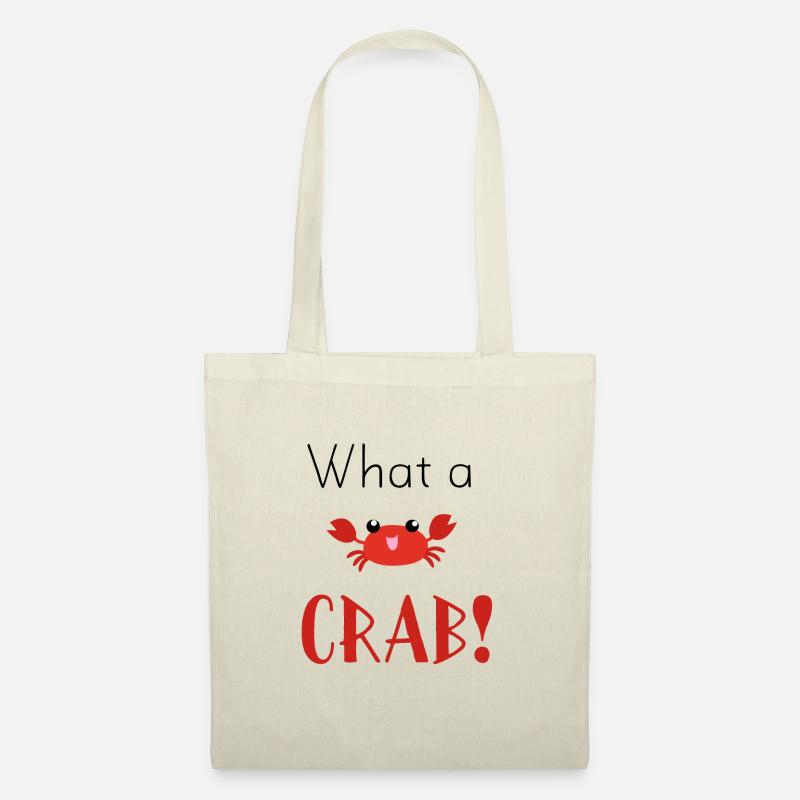 What A Crab - Stoffbeutel - Natur