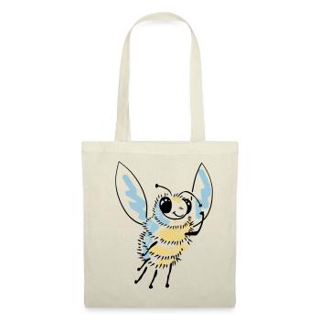 Happy bee - vector graphic design - Tote Bag - nature - Front