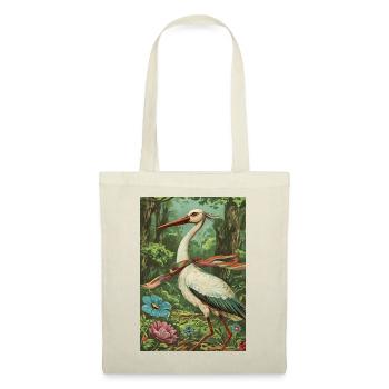 Vintage Stork - Stoffbeutel - Natur - Vorne