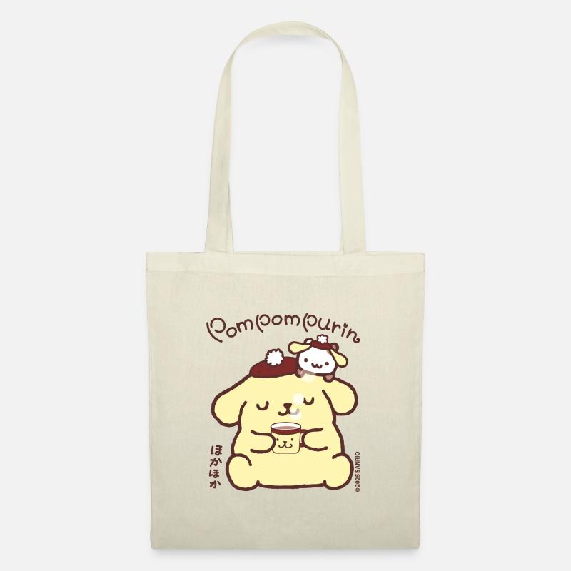 Pompompurin drikker kaffe med muffin - Mulepose - natur