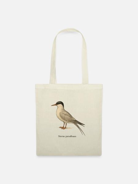 Küstenseeschwalbe – Ornithologische Illustration - Stoffbeutel - Natur