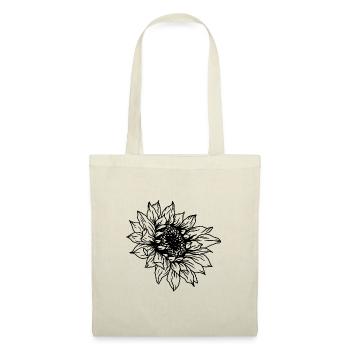 Sonnenblume - Stoffbeutel - Natur - Vorne