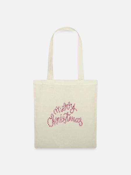 Merry Christmas - Stoffbeutel - Natur