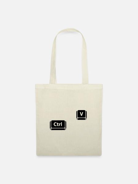 Ctrl V - Stoffbeutel - Natur