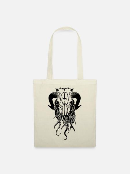 Crâne Cthulhu - Sac en tissu - nature