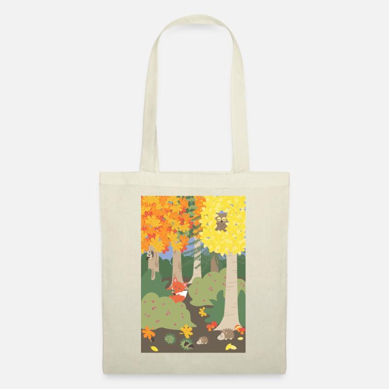 Herbst im Wald - Stoffbeutel - Natur