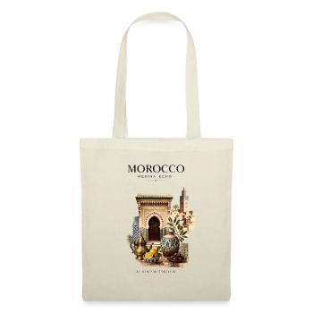 Morocco Medina Echo | Morocco Travel - Stoffbeutel - Natur - Vorne