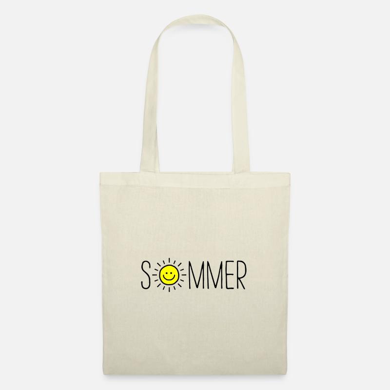 Sommer mit der Sonne - Stoffbeutel - Natur