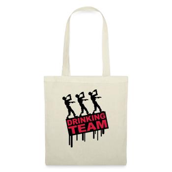 Drunken Party Zombies Drinking Team - Sac en tissu - nature - Devant