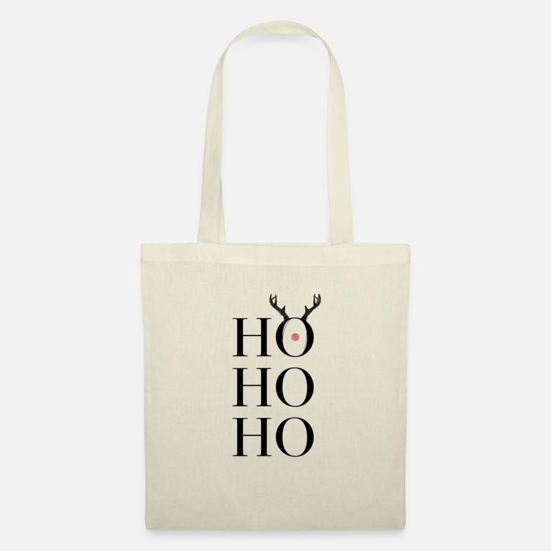 Ho Ho Ho - Stoffbeutel - Natur